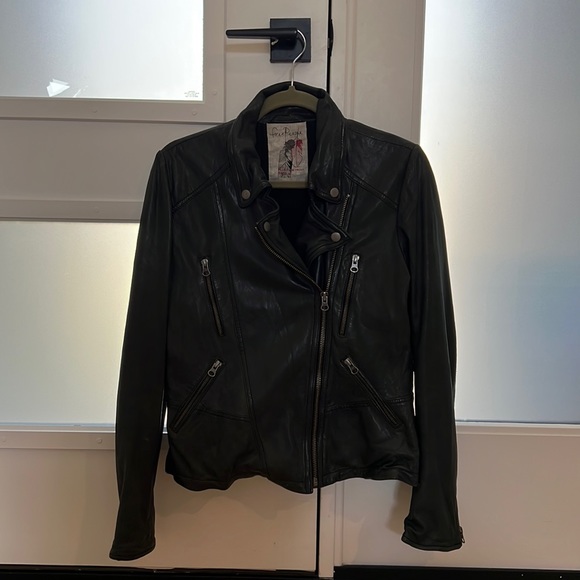 FreePeople leather jacket - Picture 2 of 7